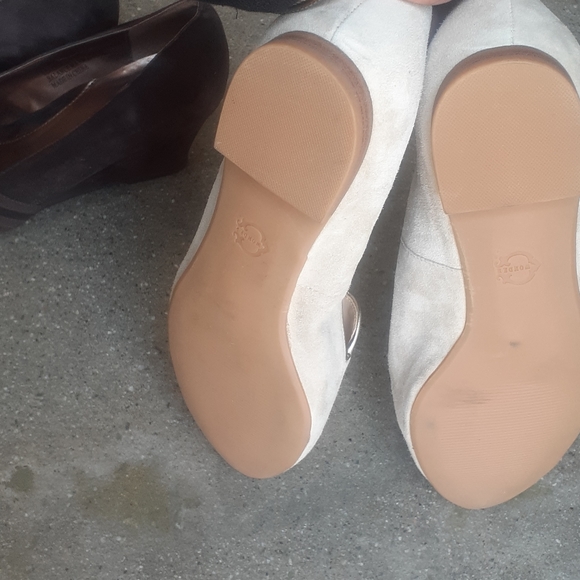 Wonder BEE HAPPY Nude Suede Ballet flat shoes - Picture 6 of 6
